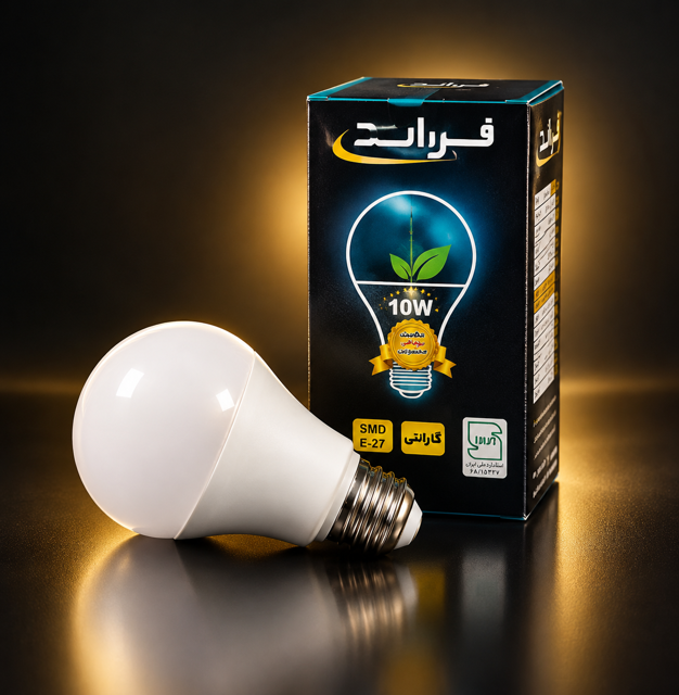 لامپ 10 وات حبابی led